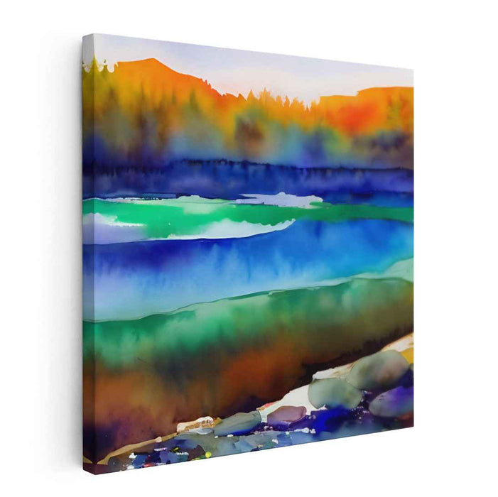 Abstract Rocky River #002