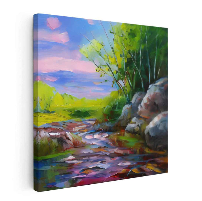 Abstract Rocky River #009