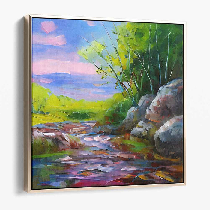 Abstract Rocky River #009