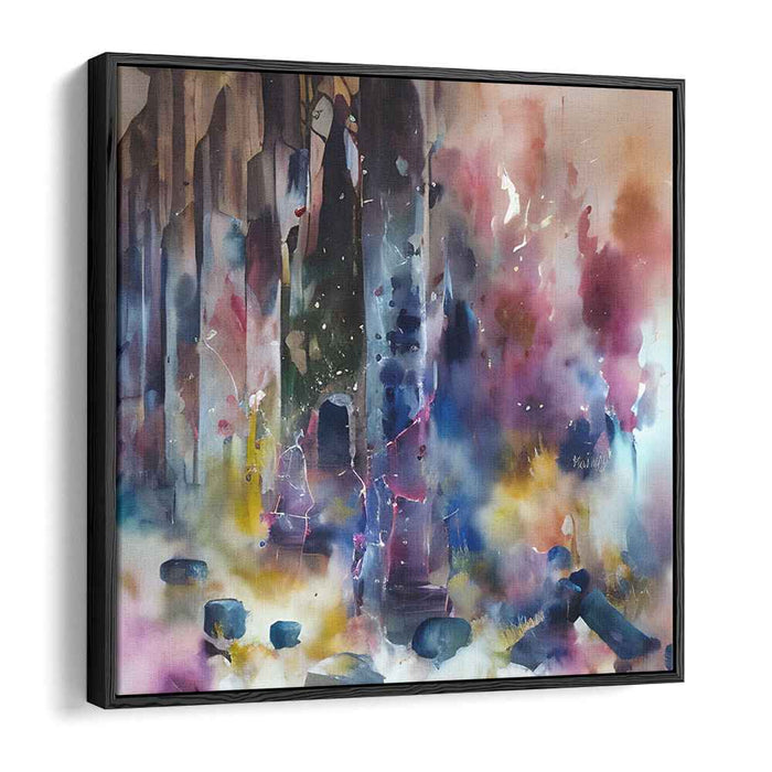 Colorful Reverie: A Watercolor Dream Canvas Art