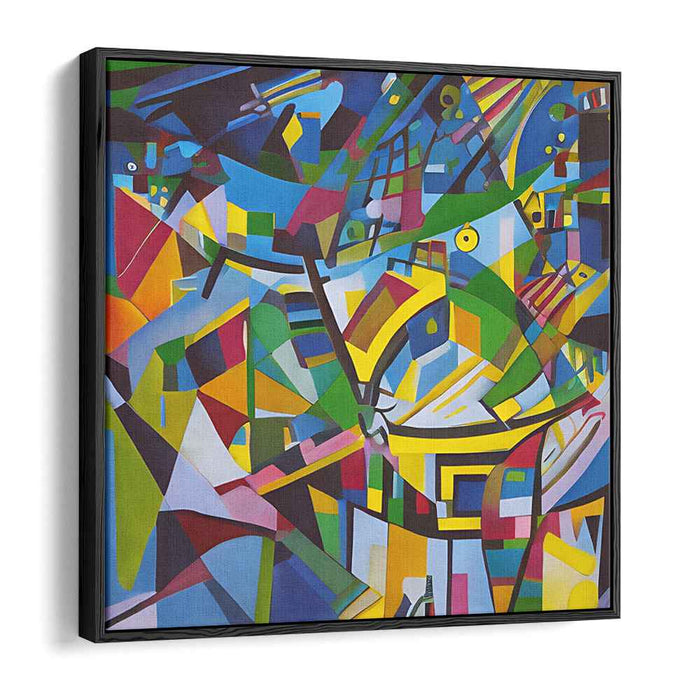Vibrant Energy Paint Splash: Dynamic Abstract Canvas Art