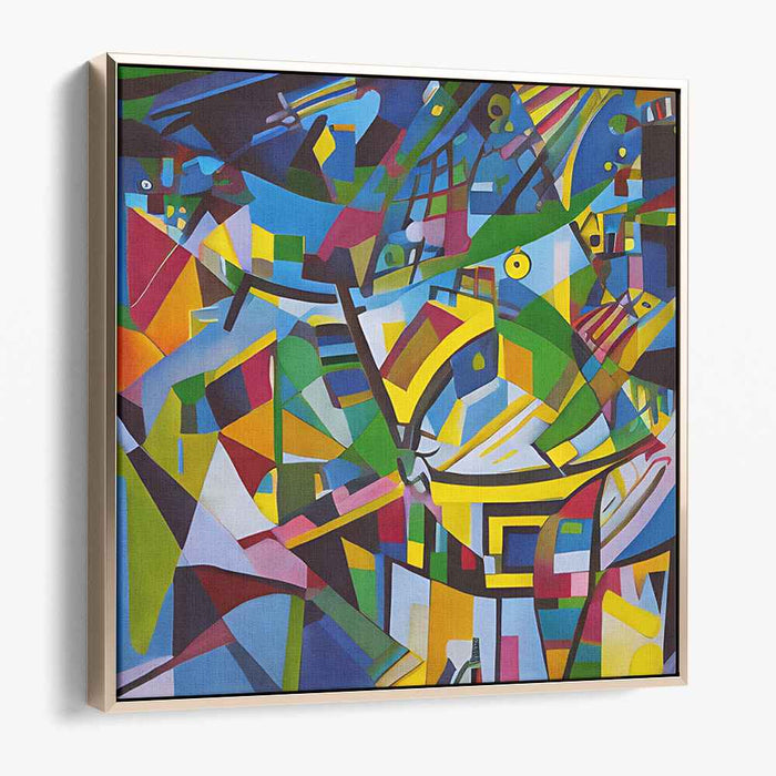 Vibrant Energy Paint Splash: Dynamic Abstract Canvas Art