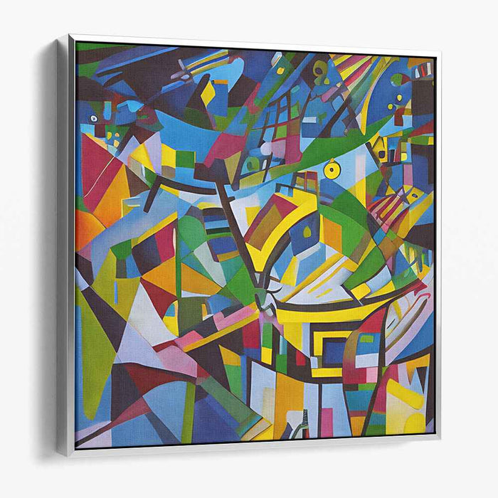 Vibrant Energy Paint Splash: Dynamic Abstract Canvas Art