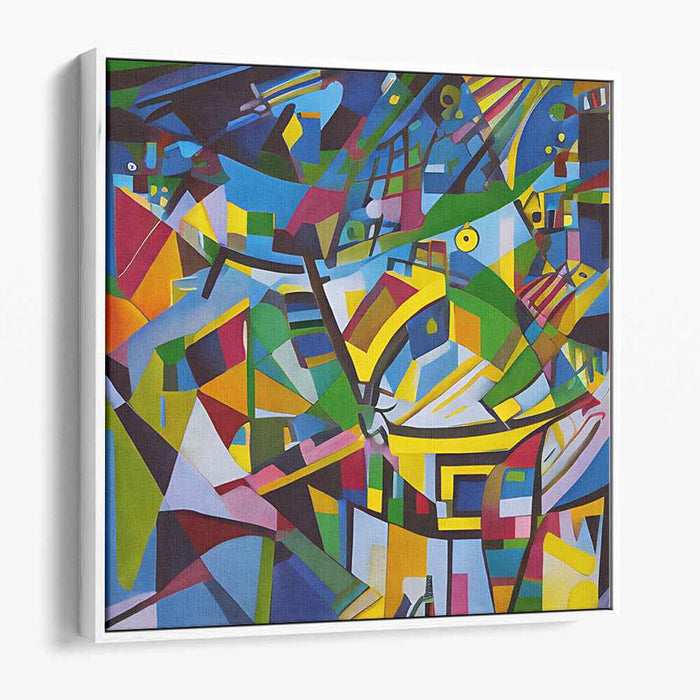 Vibrant Energy Paint Splash: Dynamic Abstract Canvas Art