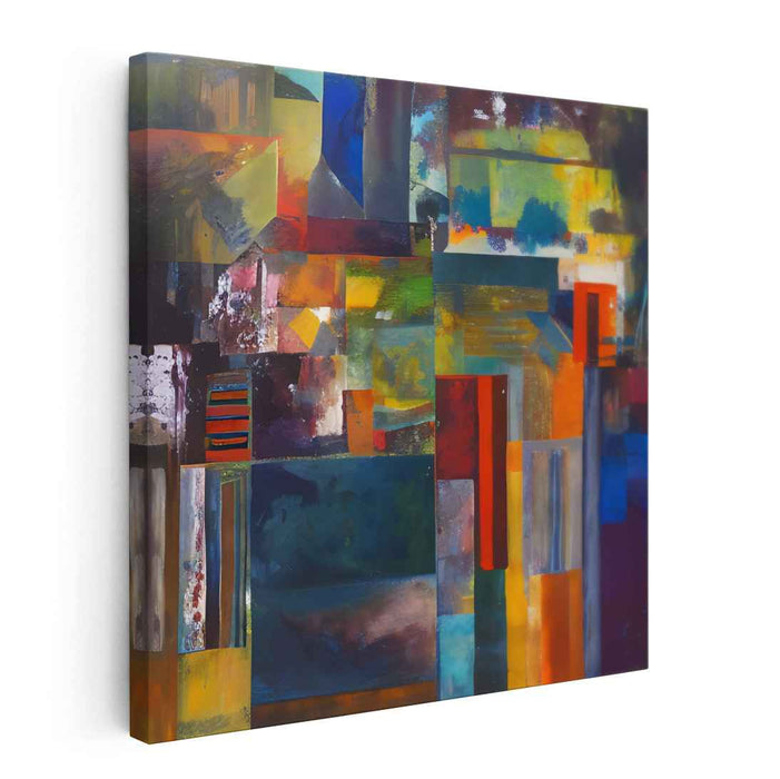 Emotional Momentum: Abstract Expressionist Canvas Art Print