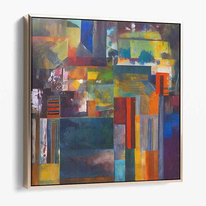 Emotional Momentum: Abstract Expressionist Canvas Art Print