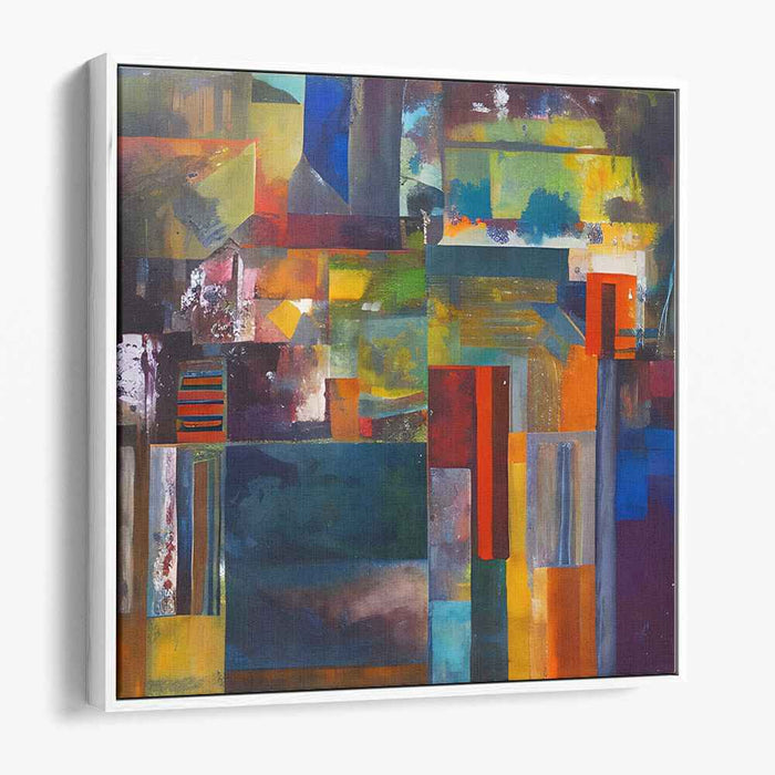 Emotional Momentum: Abstract Expressionist Canvas Art Print