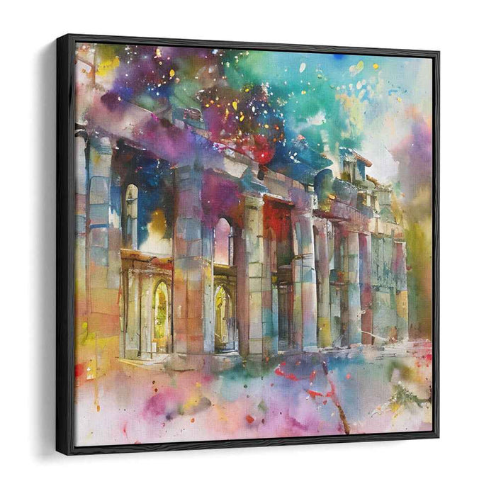 Vibrant Melodies Within Structures: A Symphony of Color and Architecture