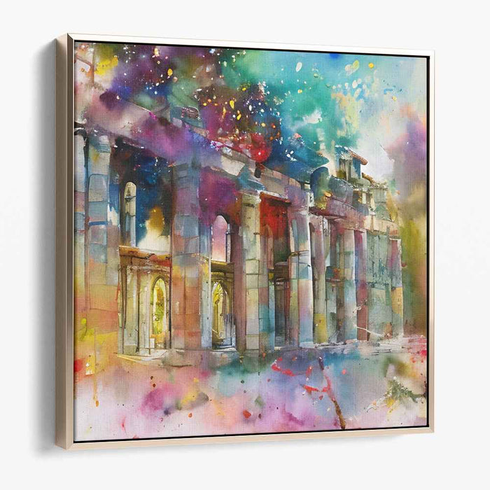 Vibrant Melodies Within Structures: A Symphony of Color and Architecture