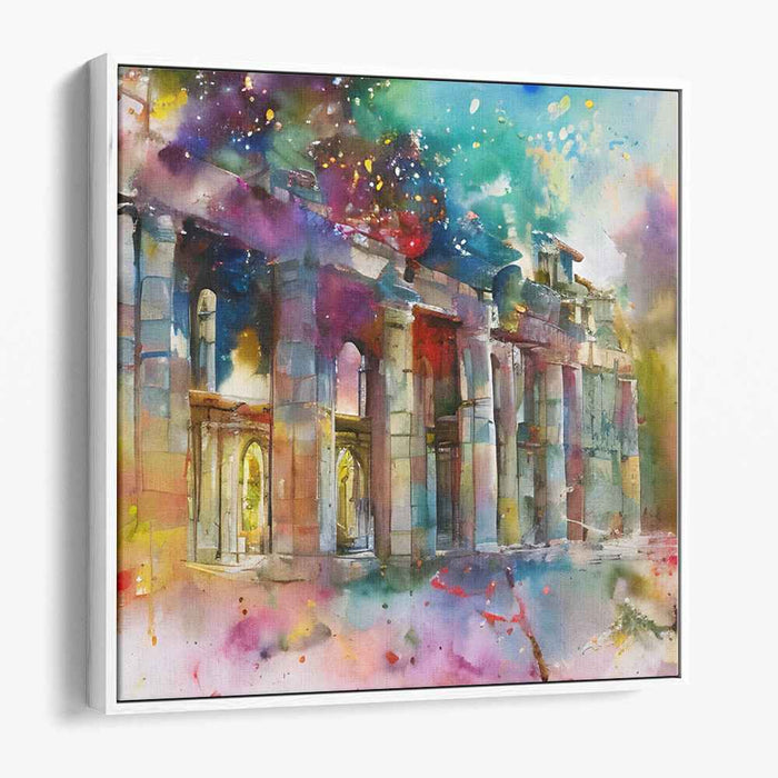 Vibrant Melodies Within Structures: A Symphony of Color and Architecture