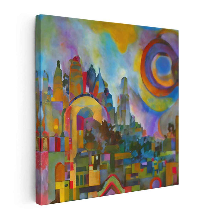 Dreamscape Mirage Melodies: A Kaleidoscope of Dreams Canvas Art