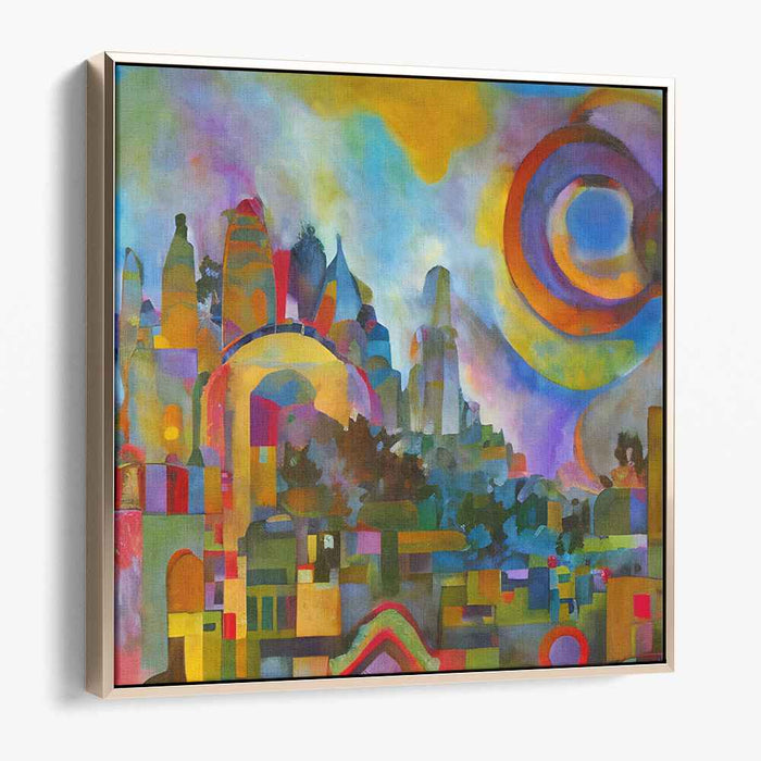 Dreamscape Mirage Melodies: A Kaleidoscope of Dreams Canvas Art