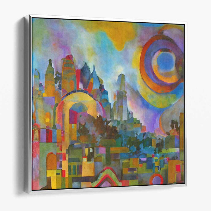 Dreamscape Mirage Melodies: A Kaleidoscope of Dreams Canvas Art
