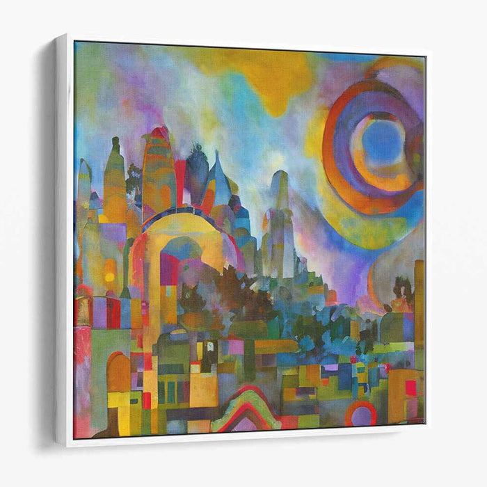 Dreamscape Mirage Melodies: A Kaleidoscope of Dreams Canvas Art