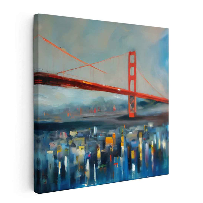 Abstract San Francisco Skyline #003