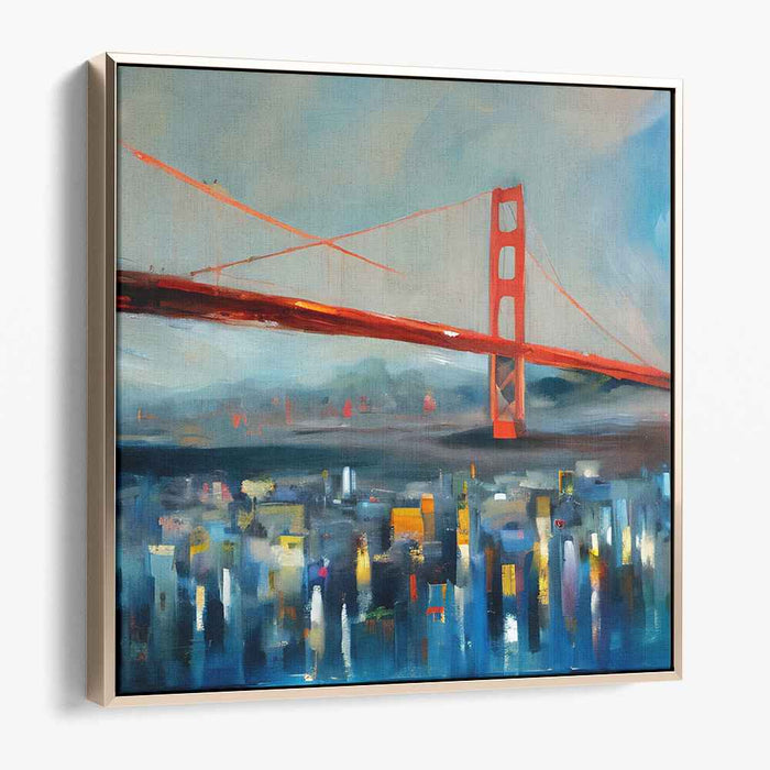 Abstract San Francisco Skyline #003