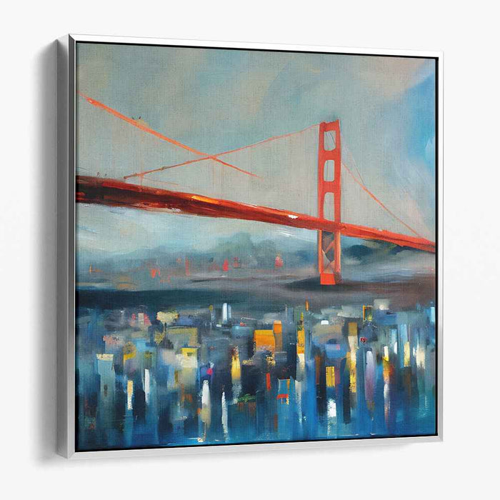 Abstract San Francisco Skyline #003
