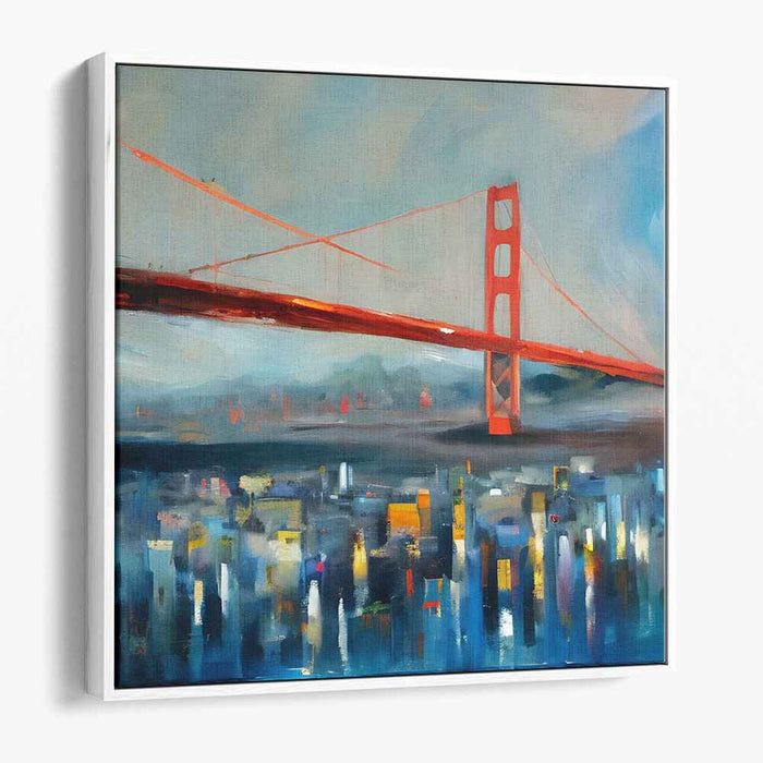 Abstract San Francisco Skyline #003