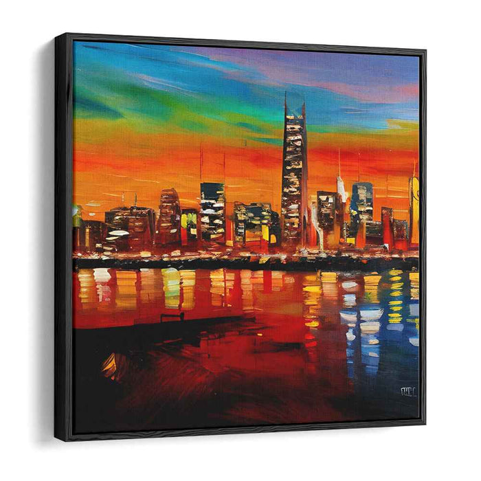 Abstract San Francisco Skyline #005