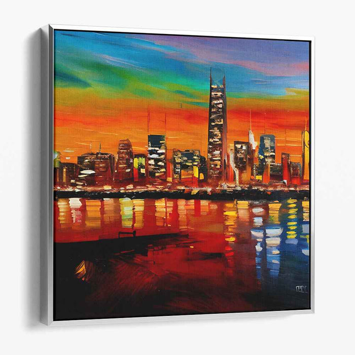 Abstract San Francisco Skyline #005