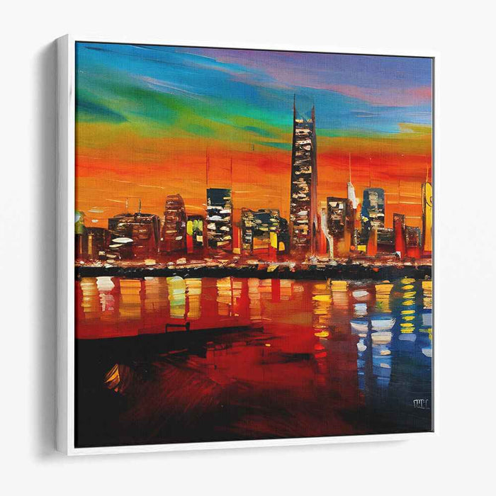 Abstract San Francisco Skyline #005