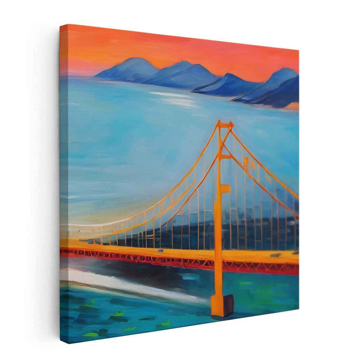 Abstract San Francisco Skyline #006