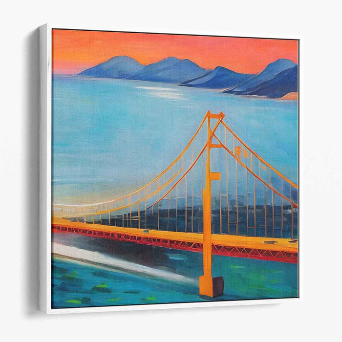 Abstract San Francisco Skyline #006