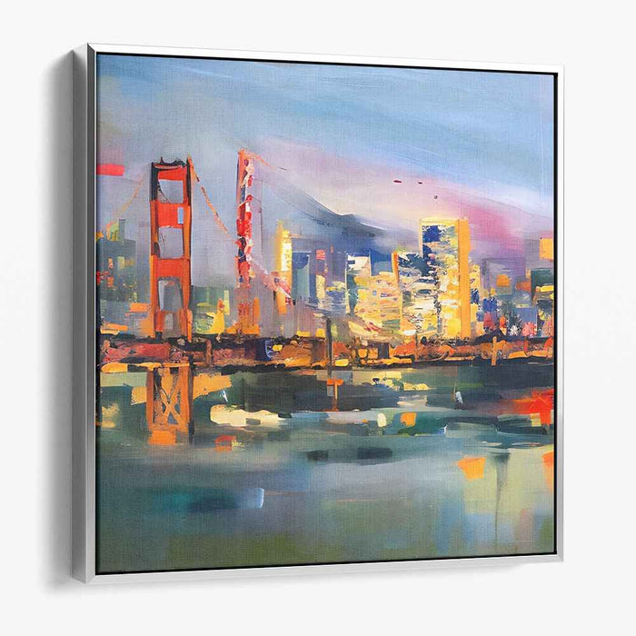 Abstract San Francisco Skyline #009