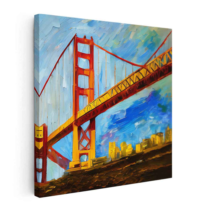 Abstract San Francisco Skyline #010