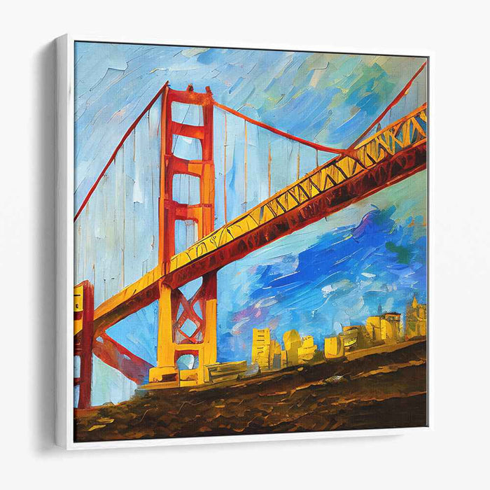 Abstract San Francisco Skyline #010