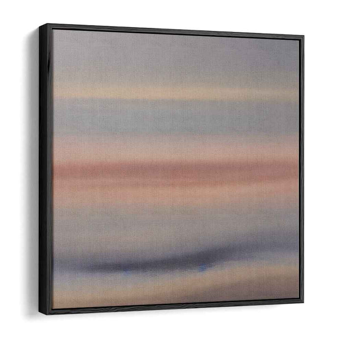 Whispering Dreamscape Mosaic: Serene Abstract Landscape in Soft Tones Canvas Art