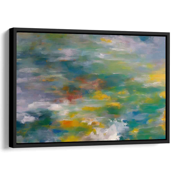 Whispers of the Wind: Abstract Impressionist Landscape Canvas Art Print