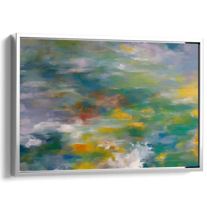 Whispers of the Wind: Abstract Impressionist Landscape Canvas Art Print