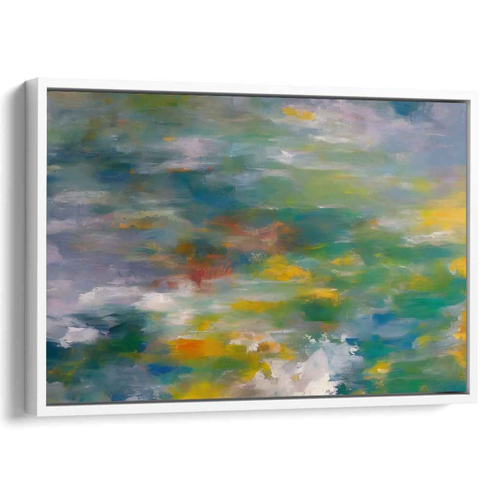 Whispers of the Wind: Abstract Impressionist Landscape Canvas Art Print
