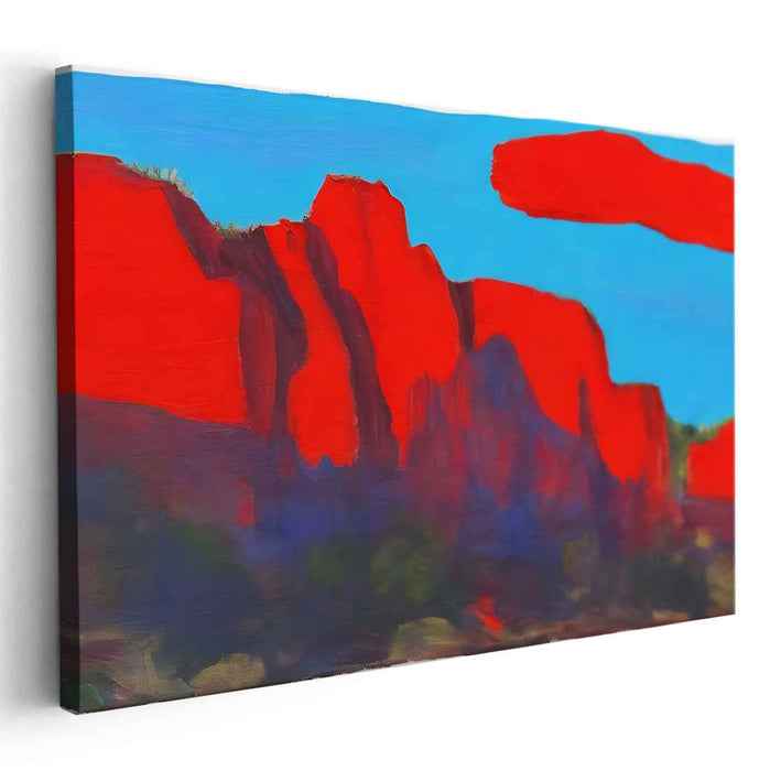 Abstract Sedona Red Rocks #110