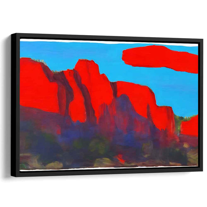 Abstract Sedona Red Rocks #110