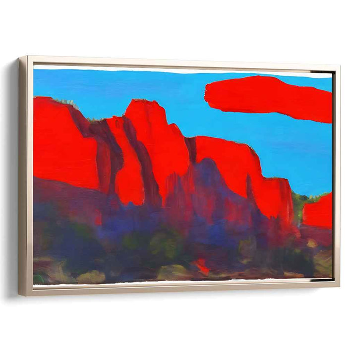 Abstract Sedona Red Rocks #110