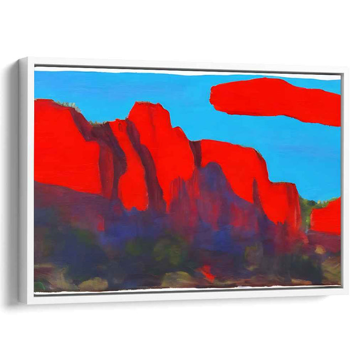 Abstract Sedona Red Rocks #110