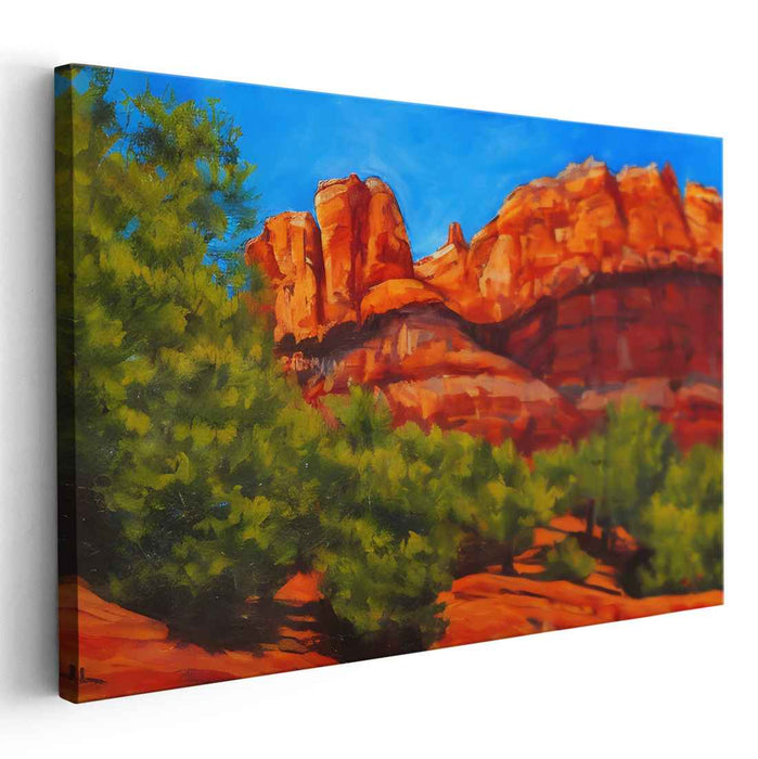 Abstract Sedona Red Rocks #112