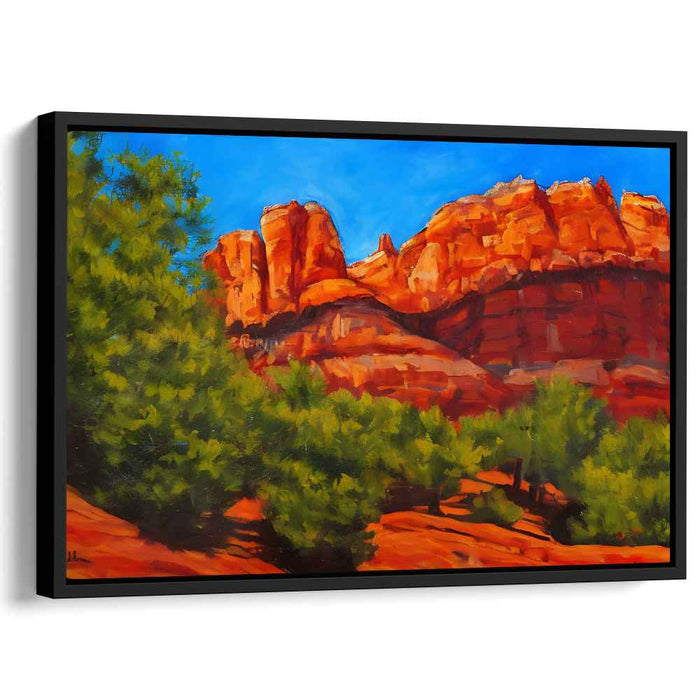 Abstract Sedona Red Rocks #112