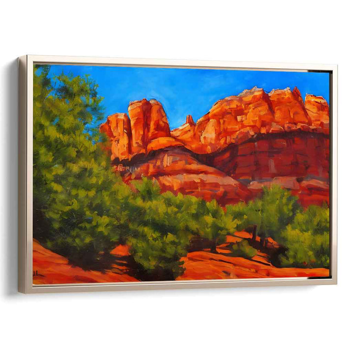 Abstract Sedona Red Rocks #112