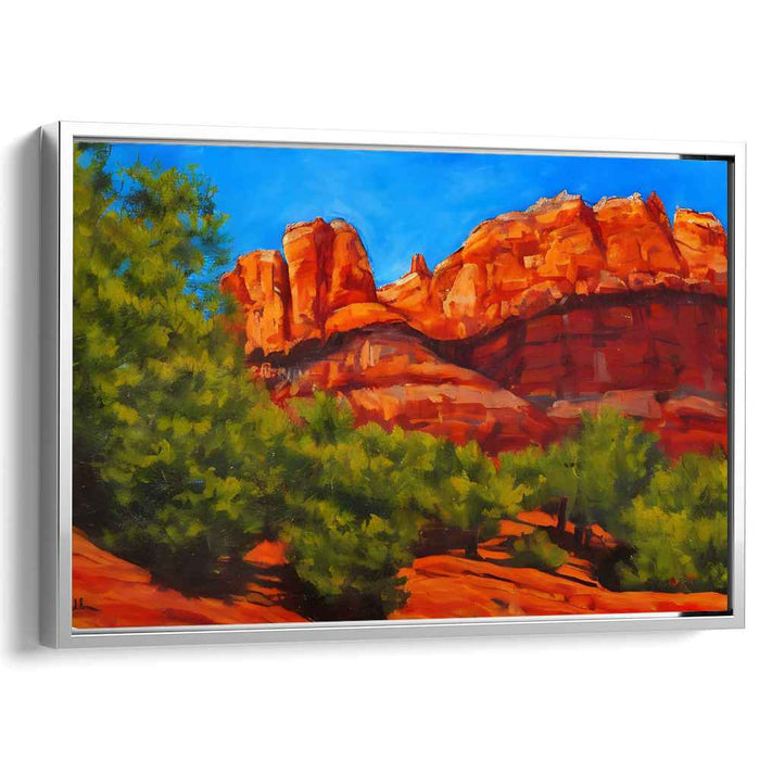 Abstract Sedona Red Rocks #112