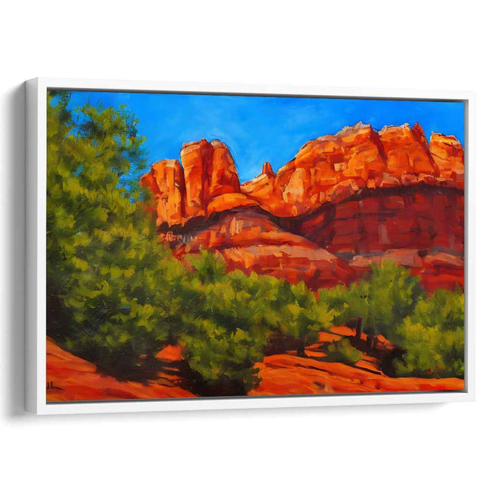 Abstract Sedona Red Rocks #112