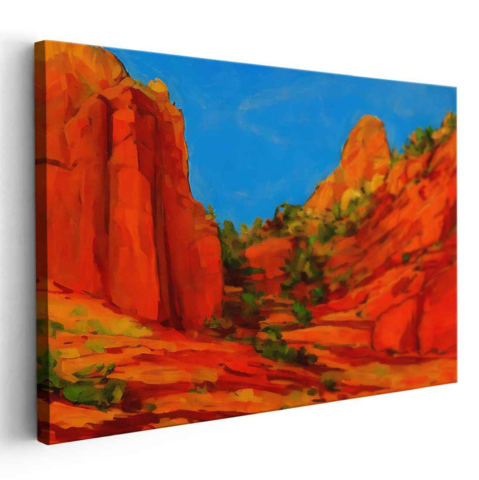 Abstract Sedona Red Rocks #117