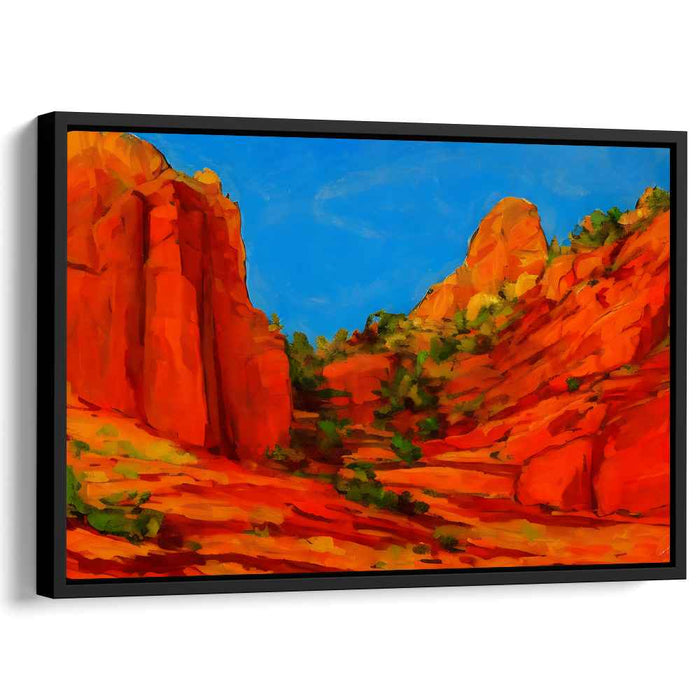 Abstract Sedona Red Rocks #117