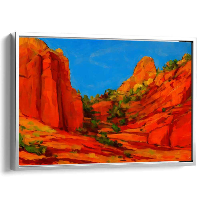 Abstract Sedona Red Rocks #117