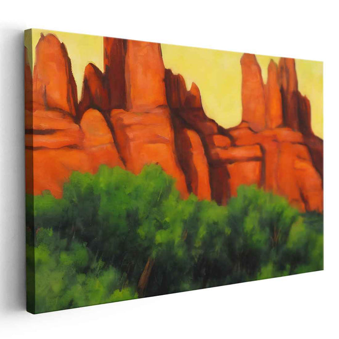 Abstract Sedona Red Rocks #118