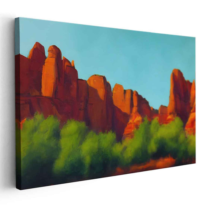 Abstract Sedona Red Rocks #119