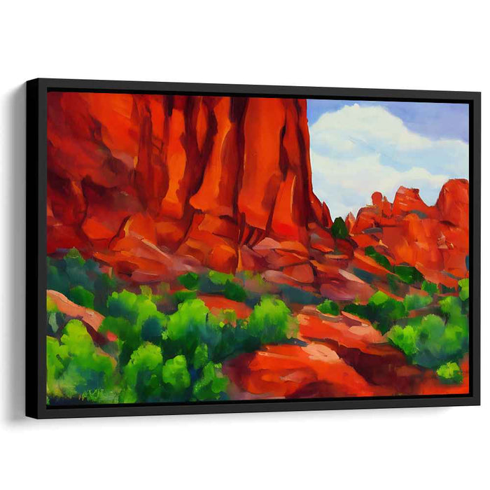 Abstract Sedona Red Rocks #120