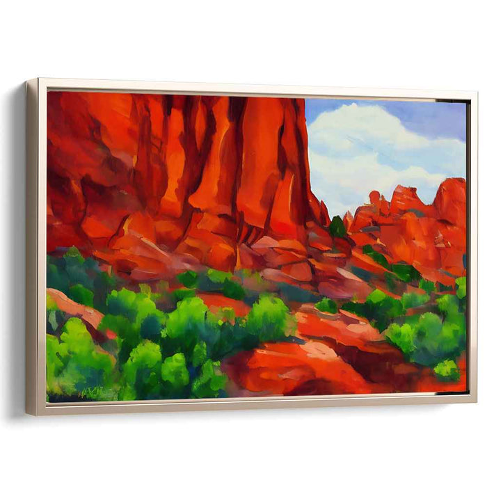 Abstract Sedona Red Rocks #120